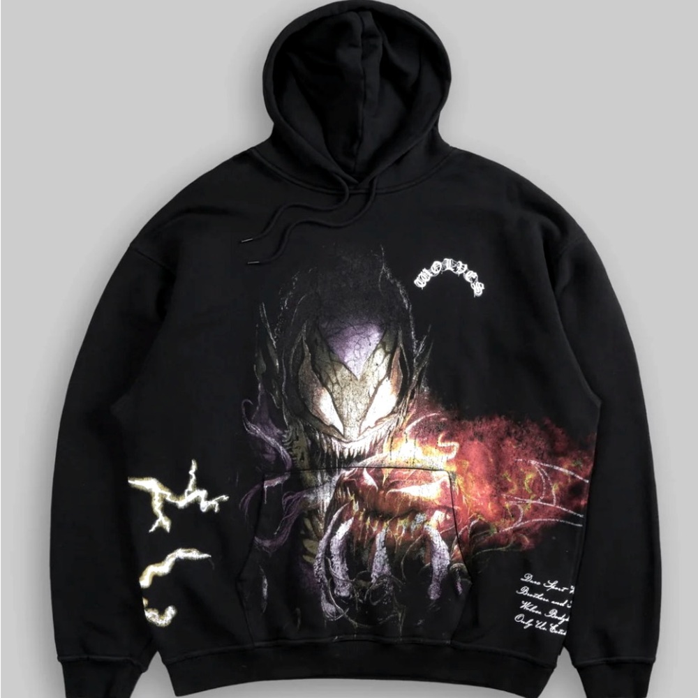 Darc sport x green goblin x Spider-Man  With great power. Side-by-side pullover